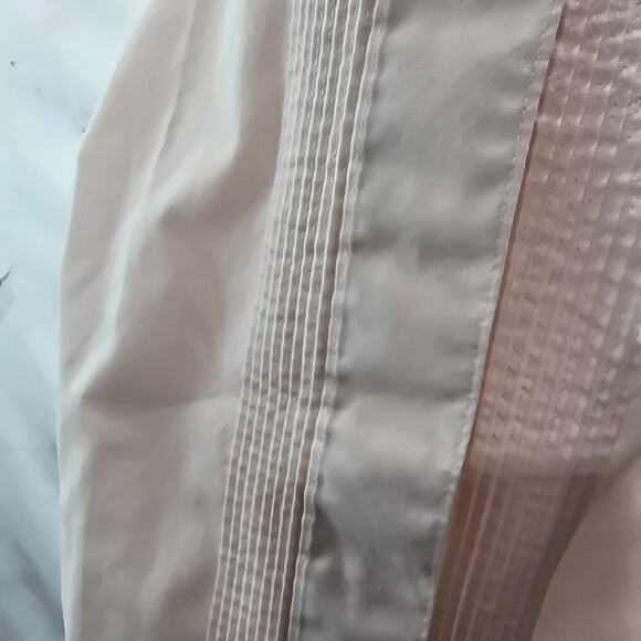 Foxcroft Shirt Womens 12 Large Pink Button Up Wrinkle Free Shaped Non Iron - Picture 8 of 13